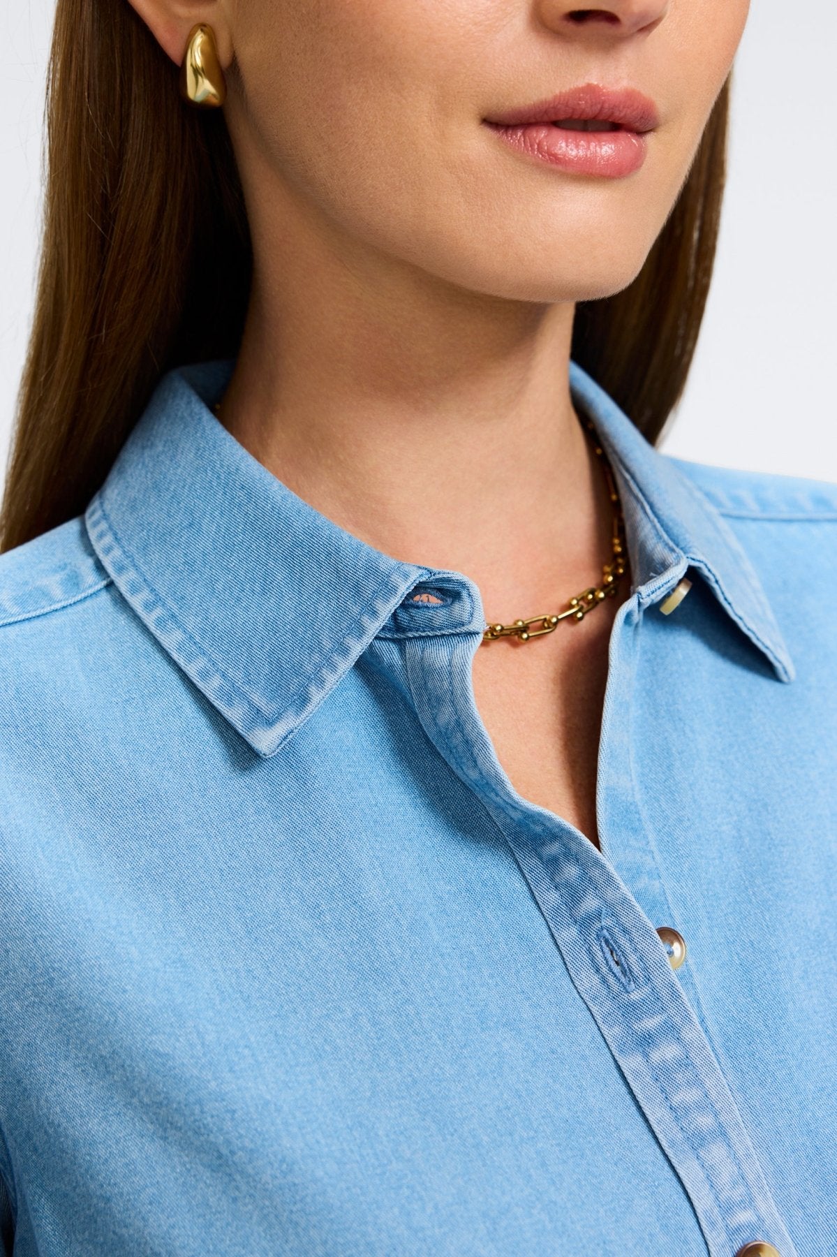 Hampton Tencel® Denim Long Sleeve Shirt