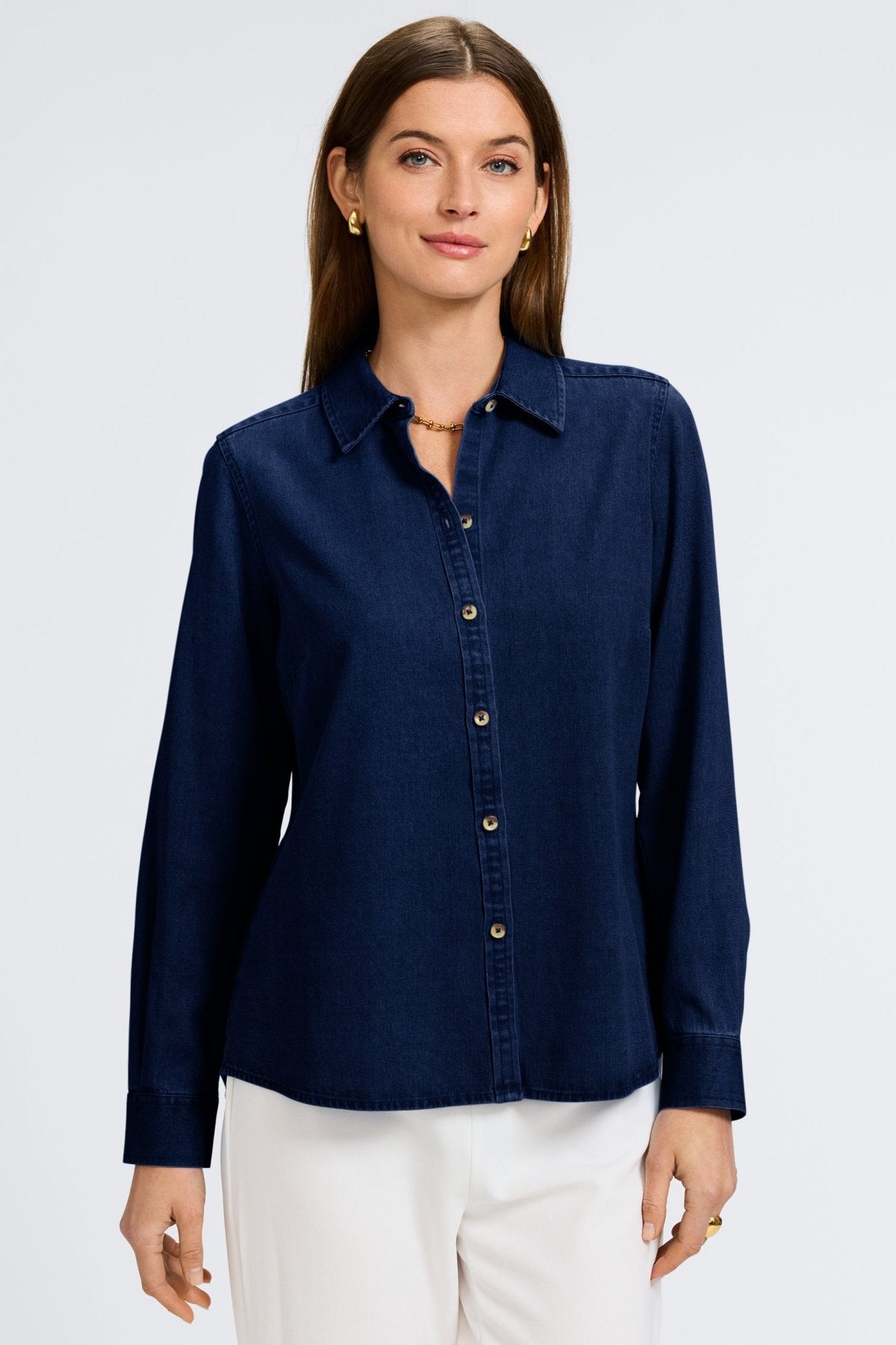 Hampton Tencel® Denim Long Sleeve Shirt
