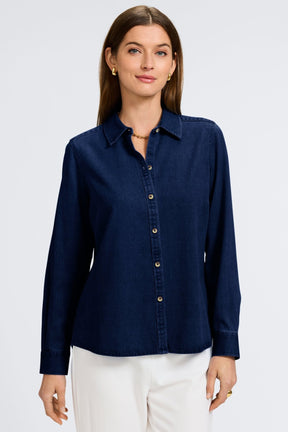 Hampton Tencel® Denim Long Sleeve Shirt