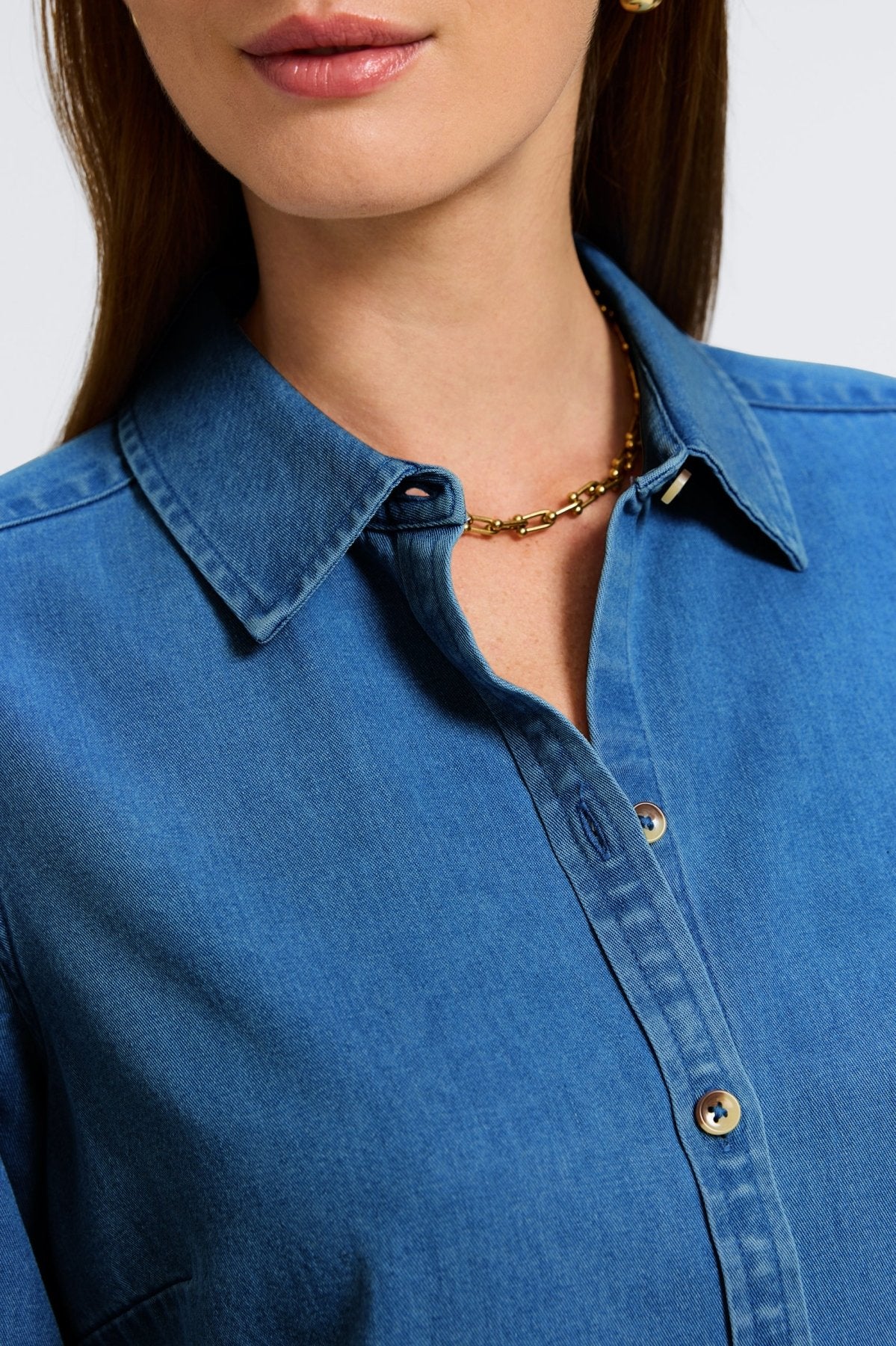 Hampton Tencel® Denim Long Sleeve Shirt