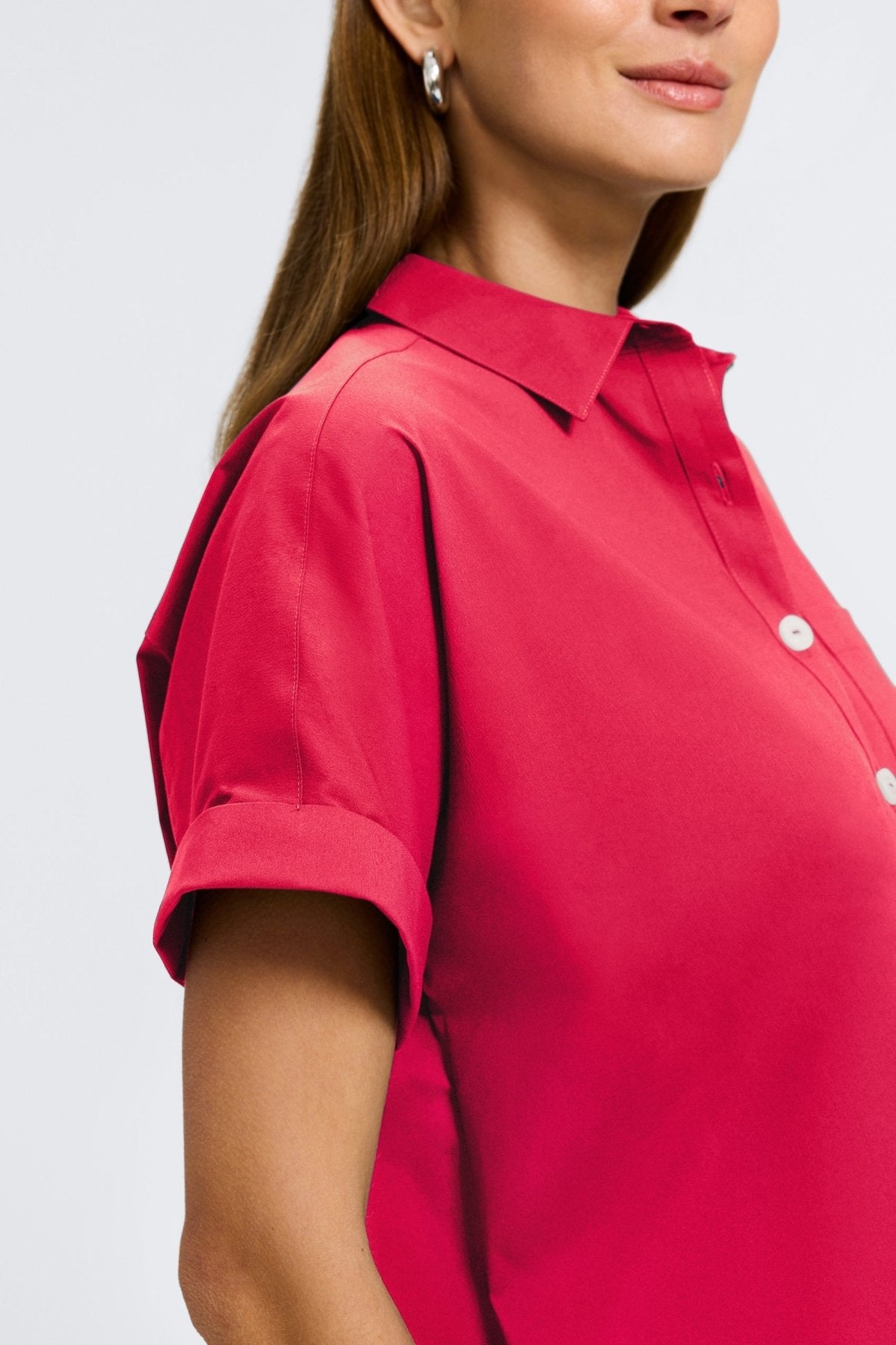 Abigail No Iron Stretch Short Sleeve Shirt
