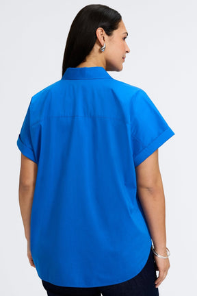 Abigail Plus No Iron Stretch Short Sleeve Shirt