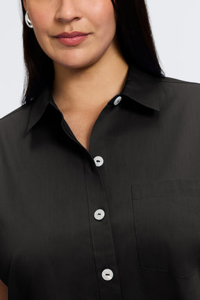 Abigail Plus No Iron Stretch Short Sleeve Shirt