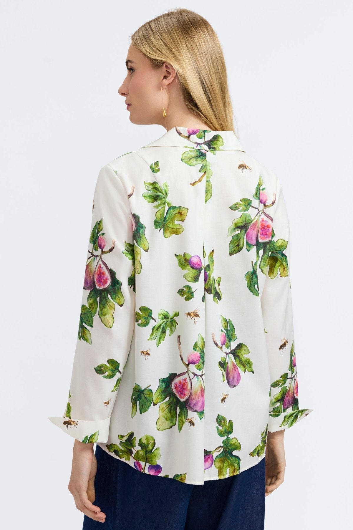 Agnes Sweet Figs Long Sleeve Popover Shirt