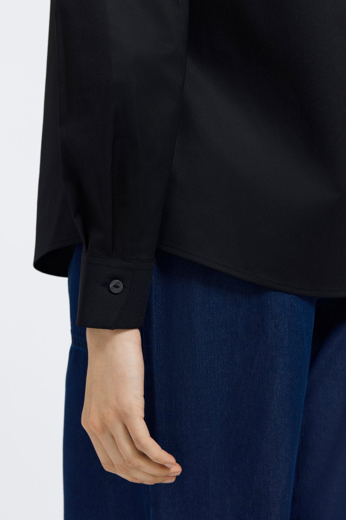 Marlee Green Leopard Trim Long Sleeve Shirt