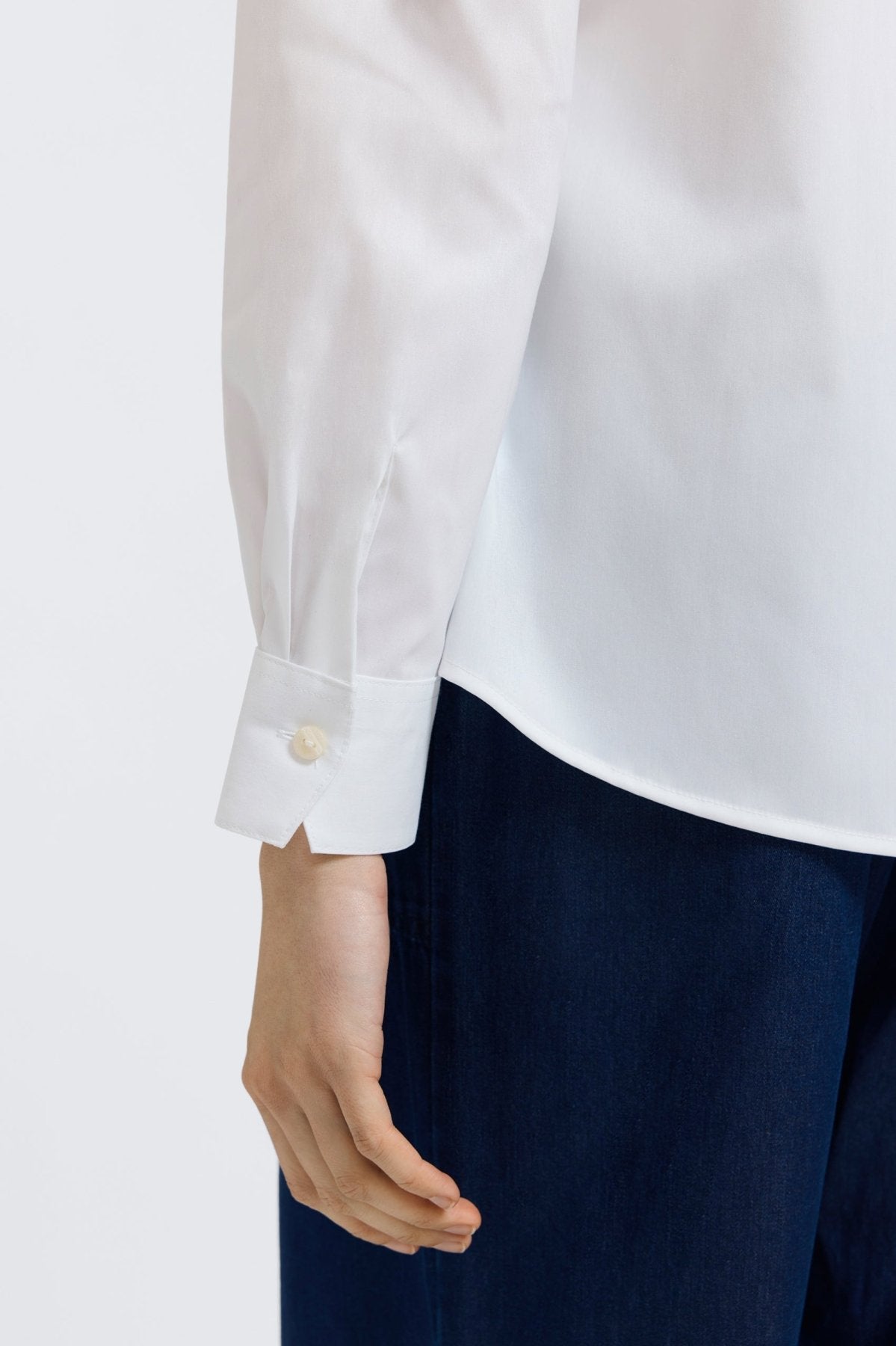 Marlee Green Leopard Trim Long Sleeve Shirt