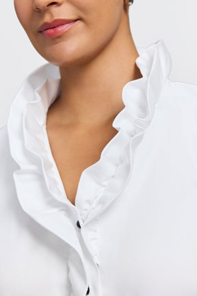 Edith Plus Stretch Matte Sateen 3/4 Sleeve Shirt Jacket