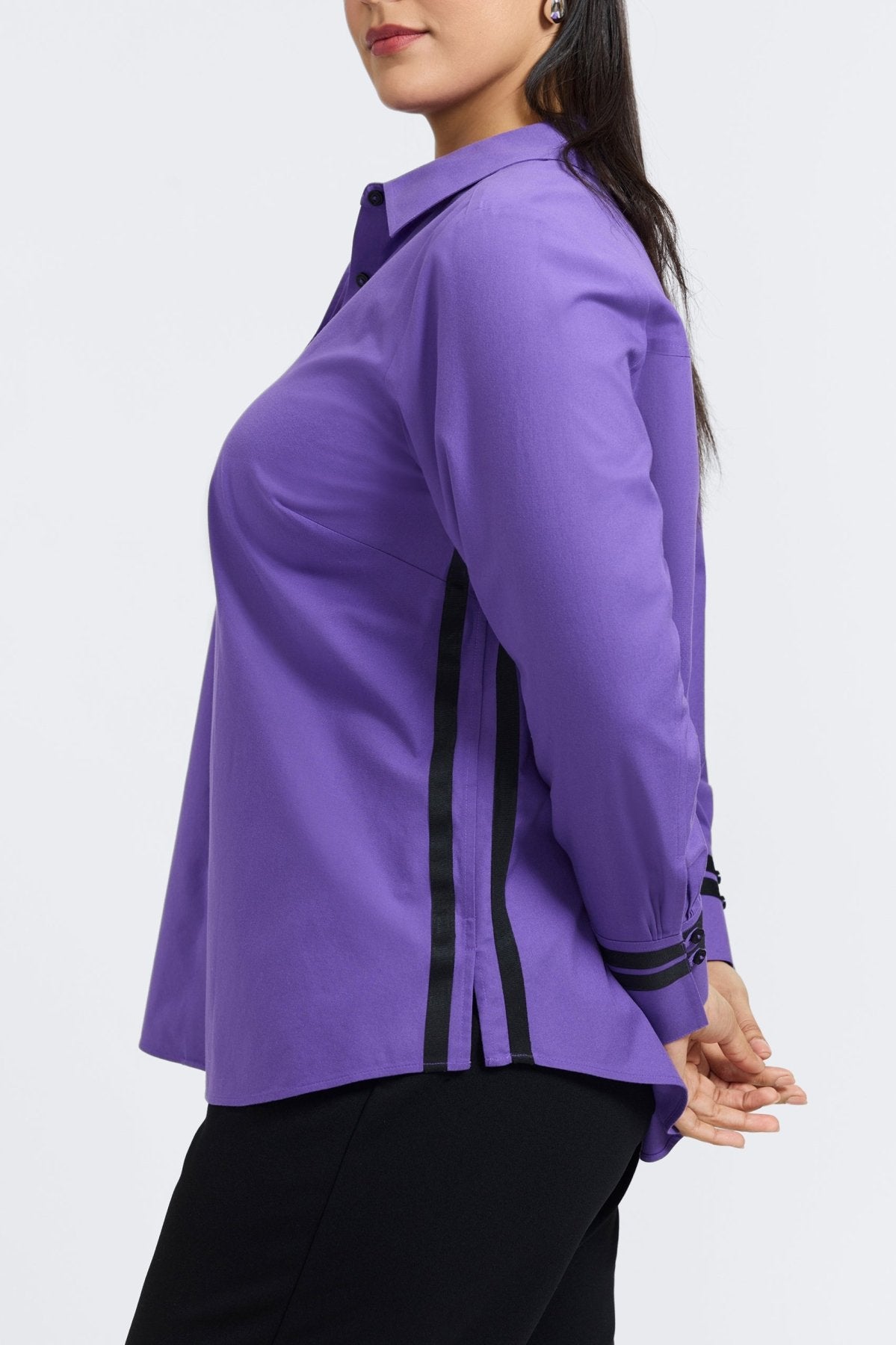 Brooke Plus No Iron Pinpoint Long Sleeve Shirt