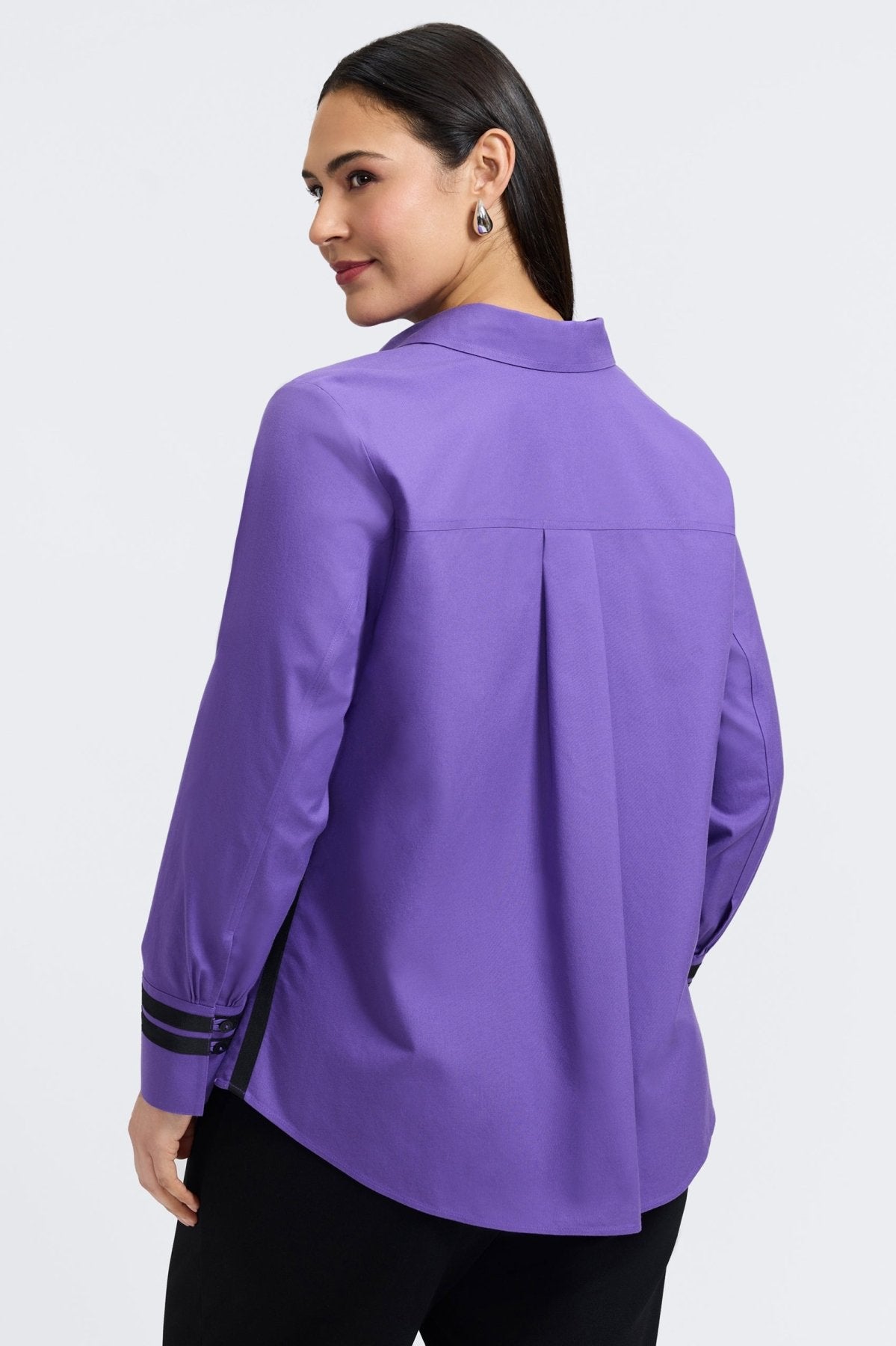 Brooke Plus No Iron Pinpoint Long Sleeve Shirt