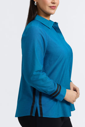 Brooke Plus No Iron Pinpoint Long Sleeve Shirt