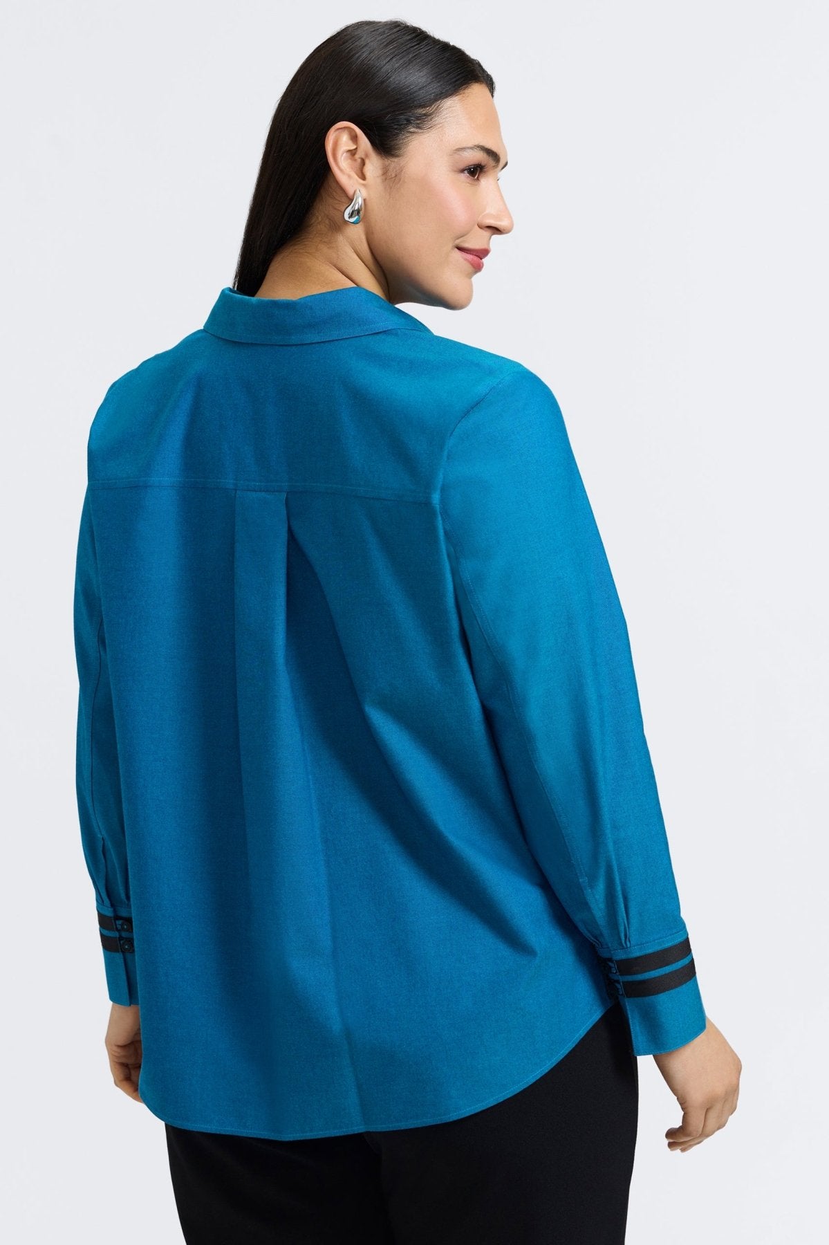 Brooke Plus No Iron Pinpoint Long Sleeve Shirt