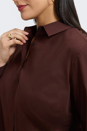 Brooke Plus No Iron Pinpoint Long Sleeve Shirt