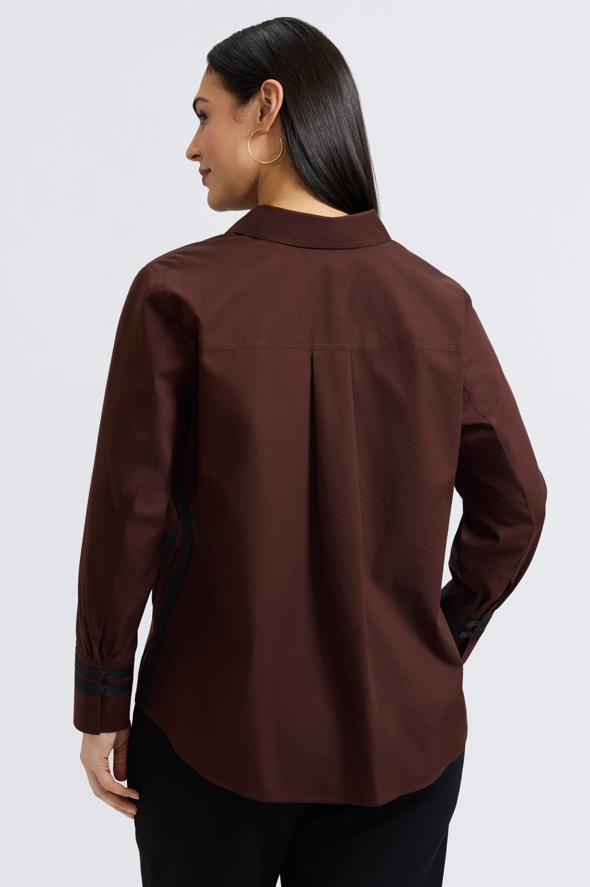 Brooke Plus No Iron Pinpoint Long Sleeve Shirt