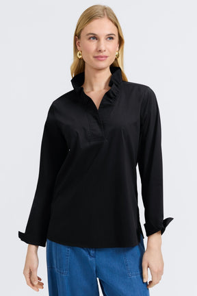 Tammy No Iron Stretch Long Sleeve Popover Shirt