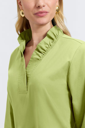Tammy No Iron Stretch Long Sleeve Popover Shirt
