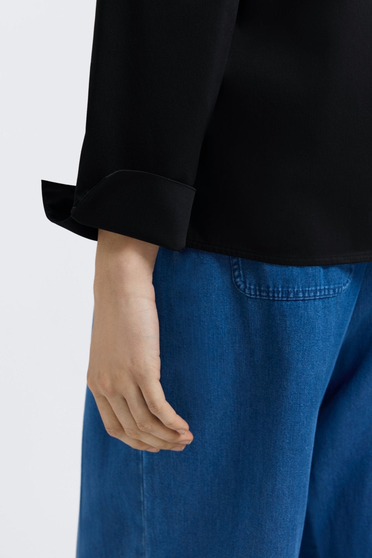 Tammy No Iron Stretch Long Sleeve Popover Shirt