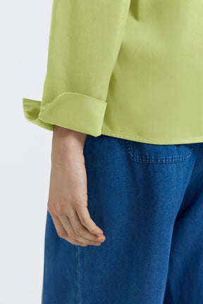 Tammy No Iron Stretch Long Sleeve Popover Shirt