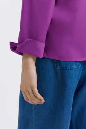 Tammy No Iron Stretch Long Sleeve Popover Shirt