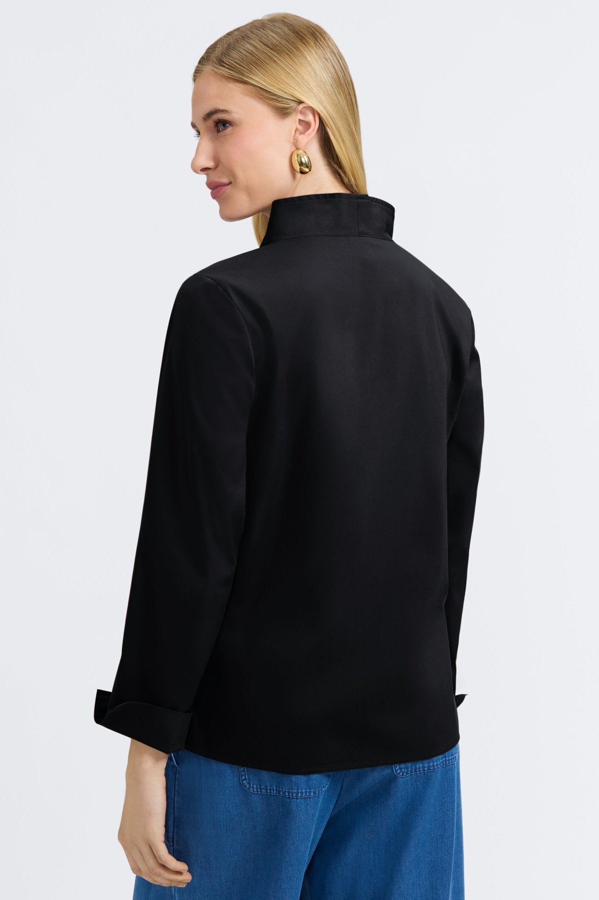 Tammy No Iron Stretch Long Sleeve Popover Shirt