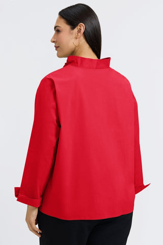 Tammy Plus No Iron Stretch Long Sleeve Popover Shirt
