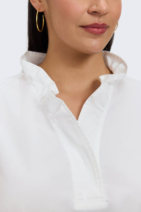 Tammy Plus No Iron Stretch Long Sleeve Popover Shirt