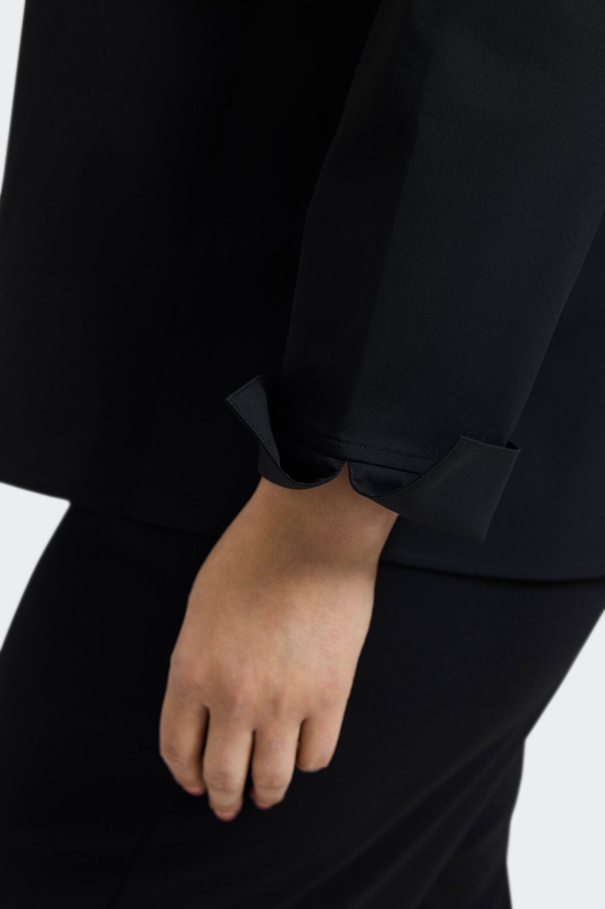 Tammy Plus No Iron Stretch Long Sleeve Popover Shirt