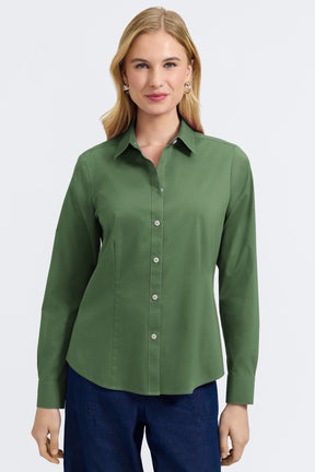 June No Iron Stretch Long Sleeve Shirt