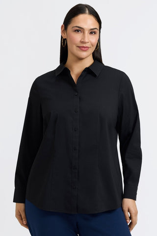 June Plus No Iron Stretch Long Sleeve Shirt
