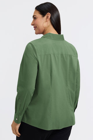 June Plus No Iron Stretch Long Sleeve Shirt