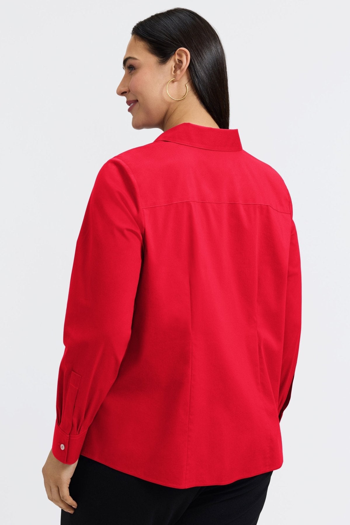 June Plus No Iron Stretch Long Sleeve Shirt