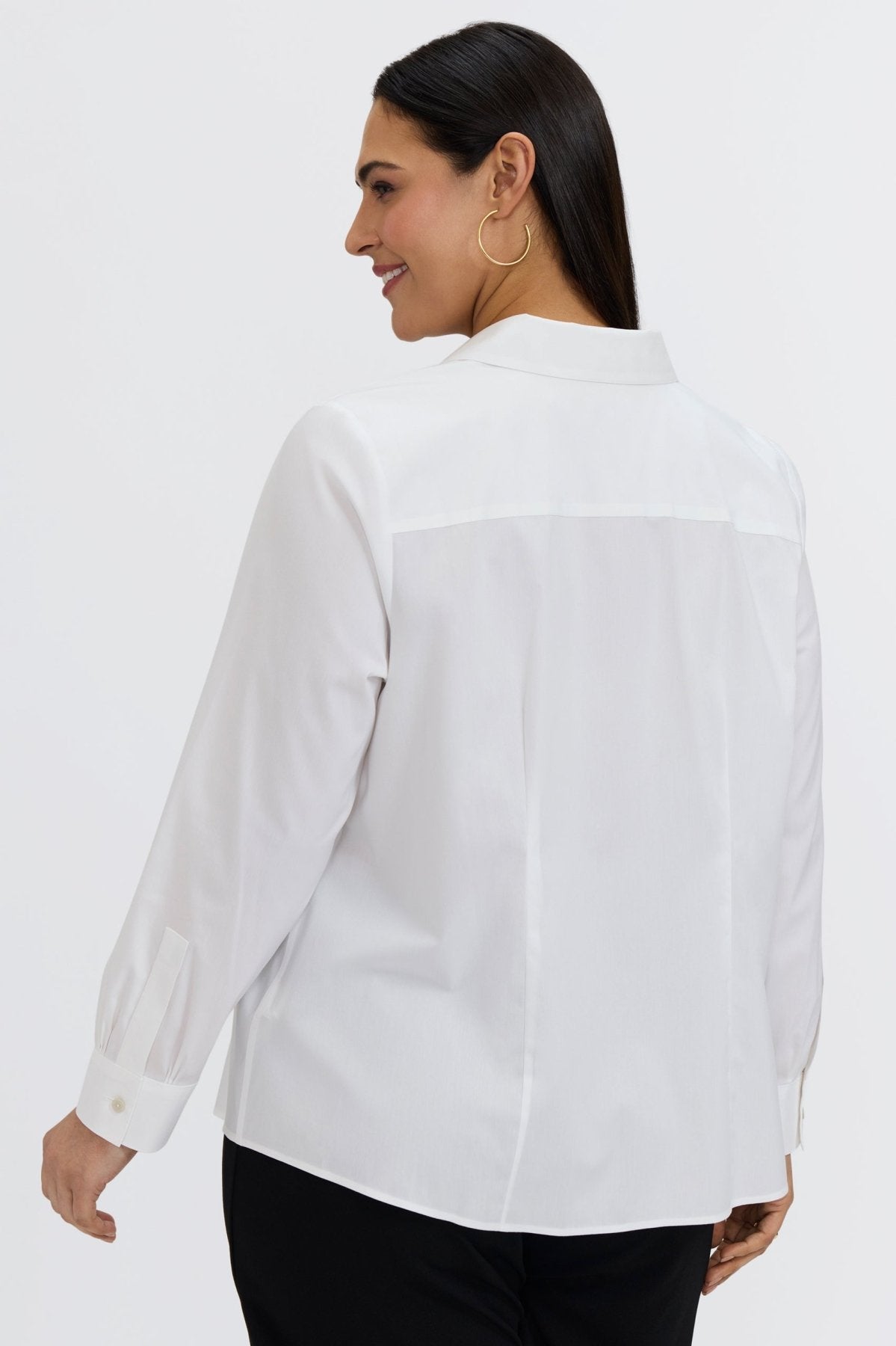 June Plus No Iron Stretch Long Sleeve Shirt