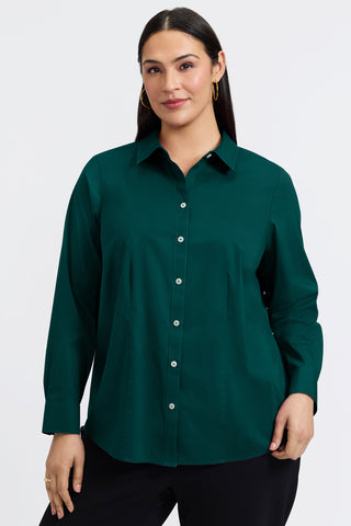 June Plus No Iron Stretch Long Sleeve Shirt