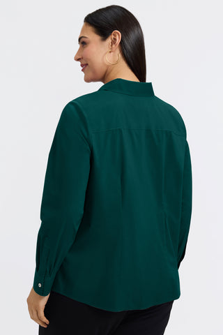 June Plus No Iron Stretch Long Sleeve Shirt