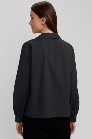 Alix Stretch Cotton Long Sleeve Popover Shirt