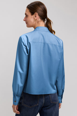 Jodie No Iron Pinpoint Long Sleeve Short Shirt