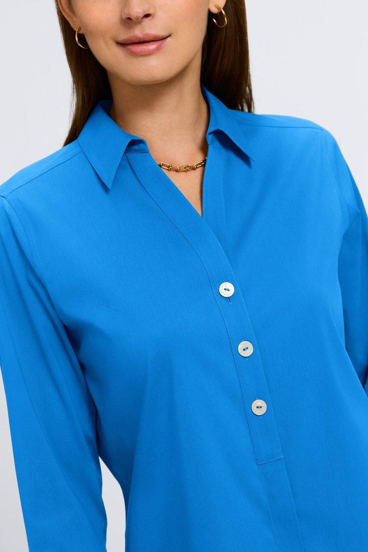 Pamela No Iron Stretch 3/4 Sleeve Tunic