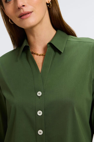 Pamela No Iron Stretch 3/4 Sleeve Tunic