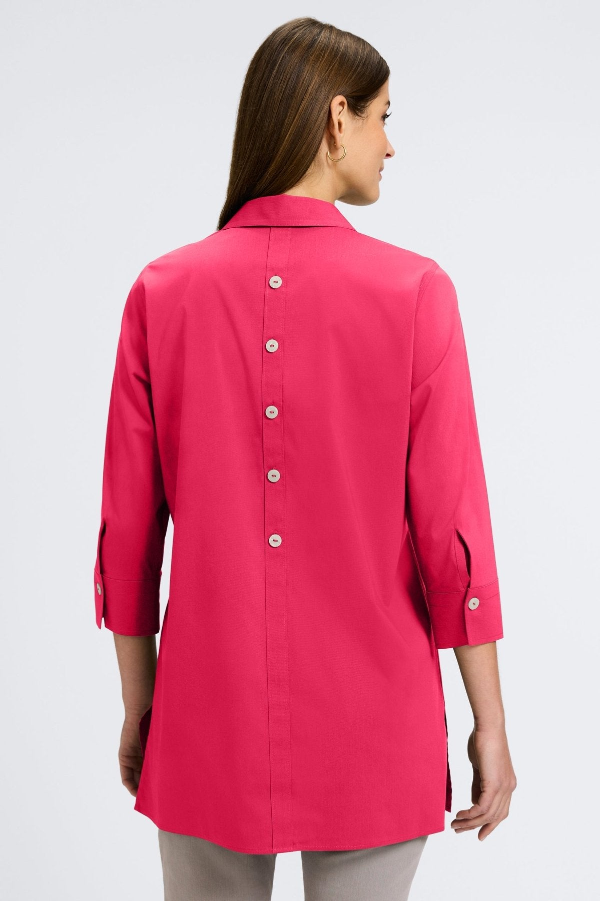 Pamela No Iron Stretch 3/4 Sleeve Tunic