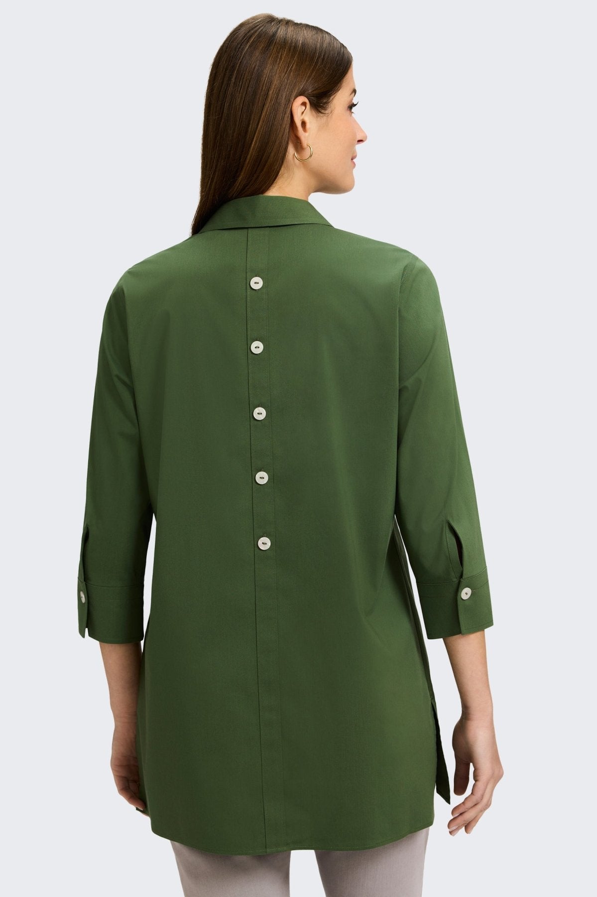 Pamela No Iron Stretch 3/4 Sleeve Tunic