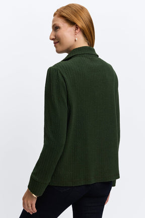 Sammy Cable Knit Long Sleeve Popover Sweater
