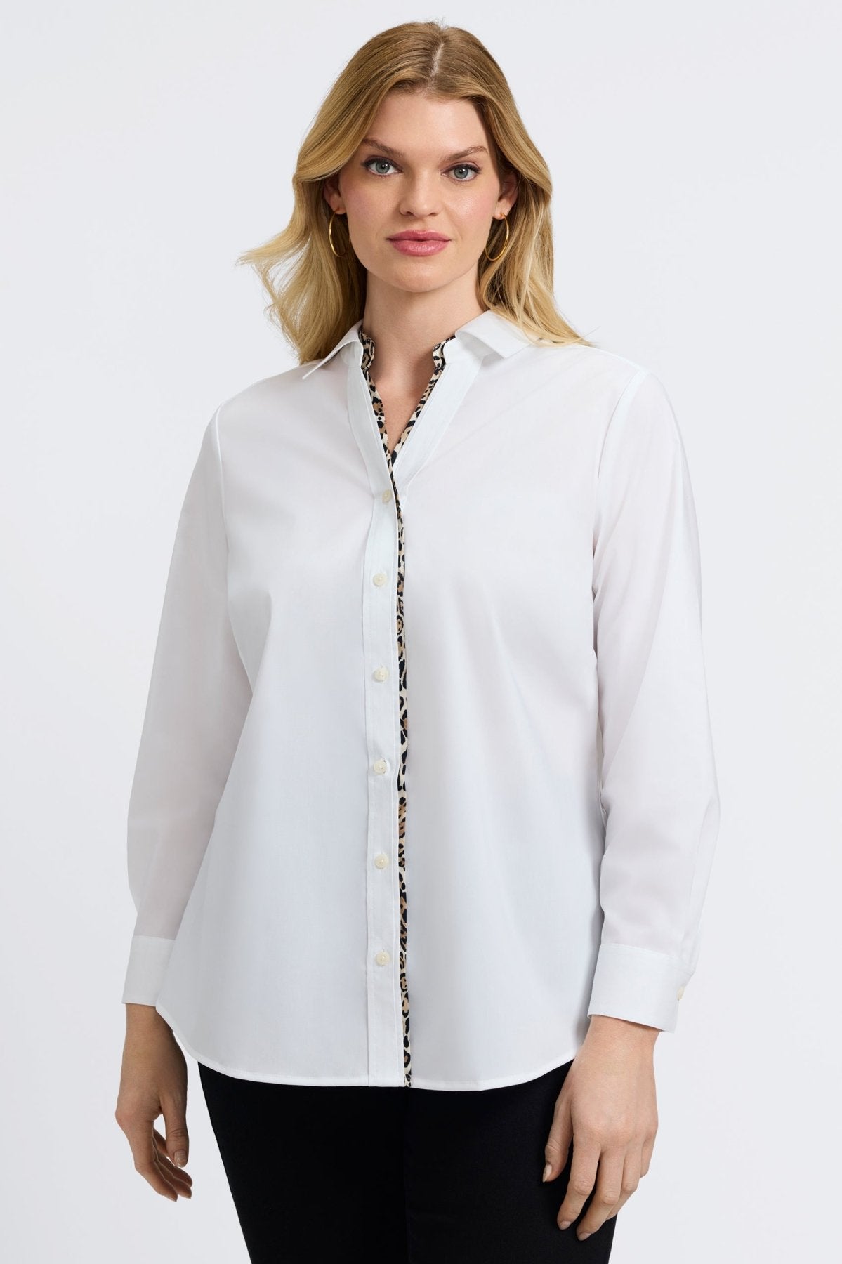 Marlee Plus Playful Animal Long Sleeve Shirt