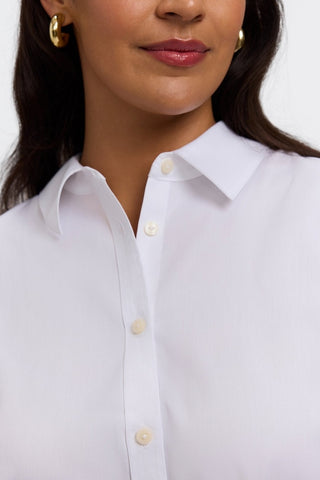 Dina Plus Knit-Woven Sleeveless Shirt