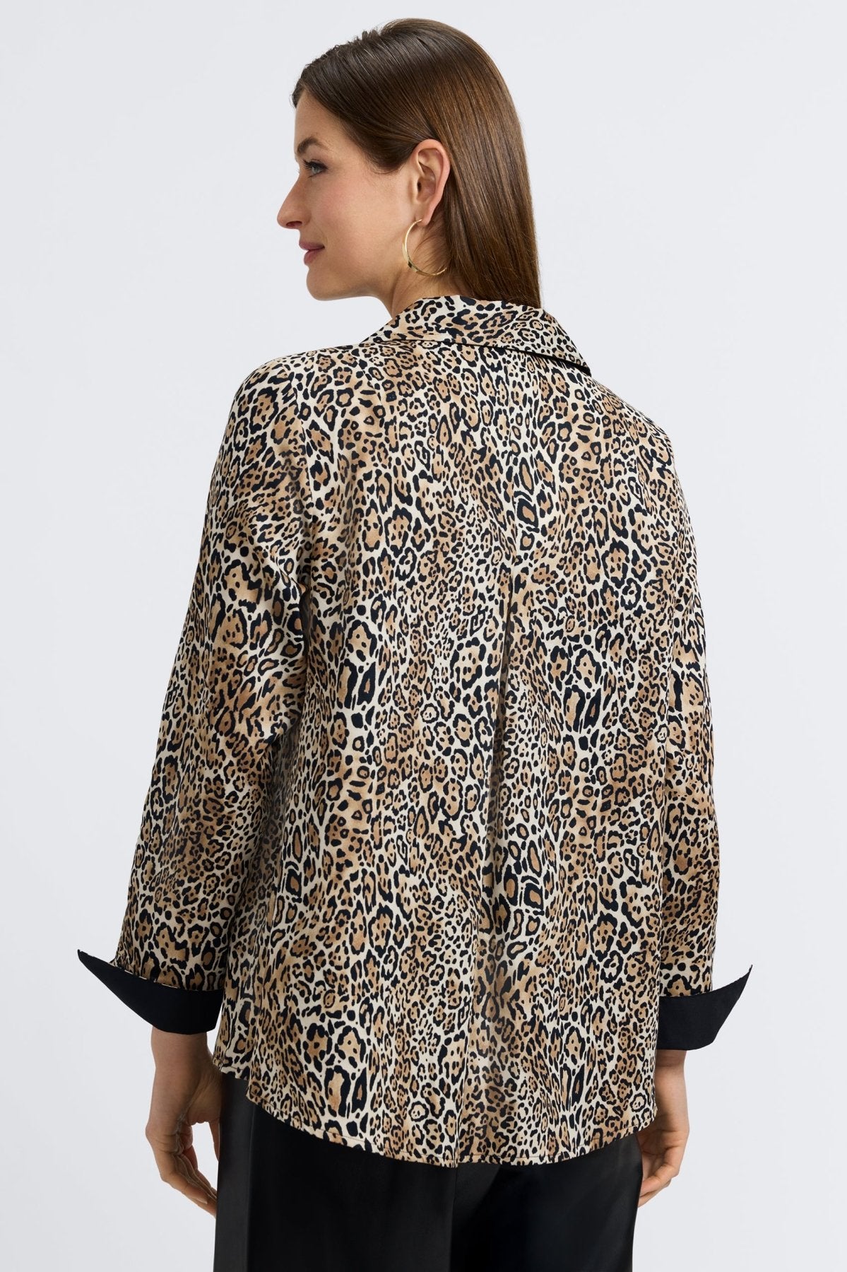 Agnes Playful Animal Long Sleeve Popover Shirt