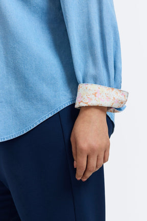 Margie Plus Tencel® Denim Long Sleeve Shirt