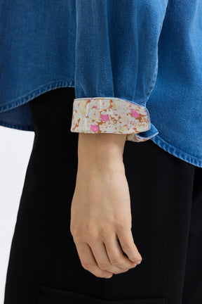 Margie Tencel® Denim Long Sleeve Shirt