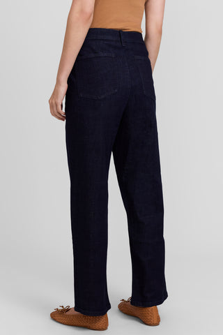 Cotton Stretch Denim Straight Jean