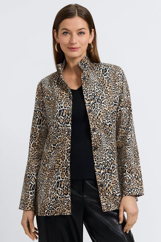 Carolina Playful Animal Long Sleeve Shirt Jacket
