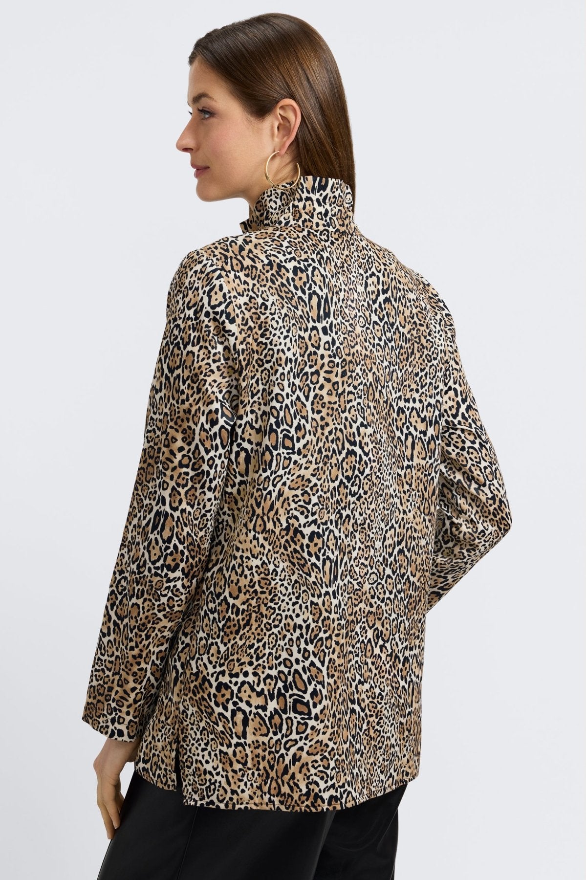 Carolina Playful Animal Long Sleeve Shirt Jacket