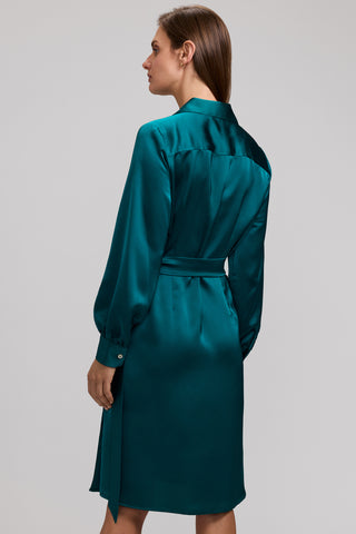 Valentina Beyond Silk Long Sleeve Dress