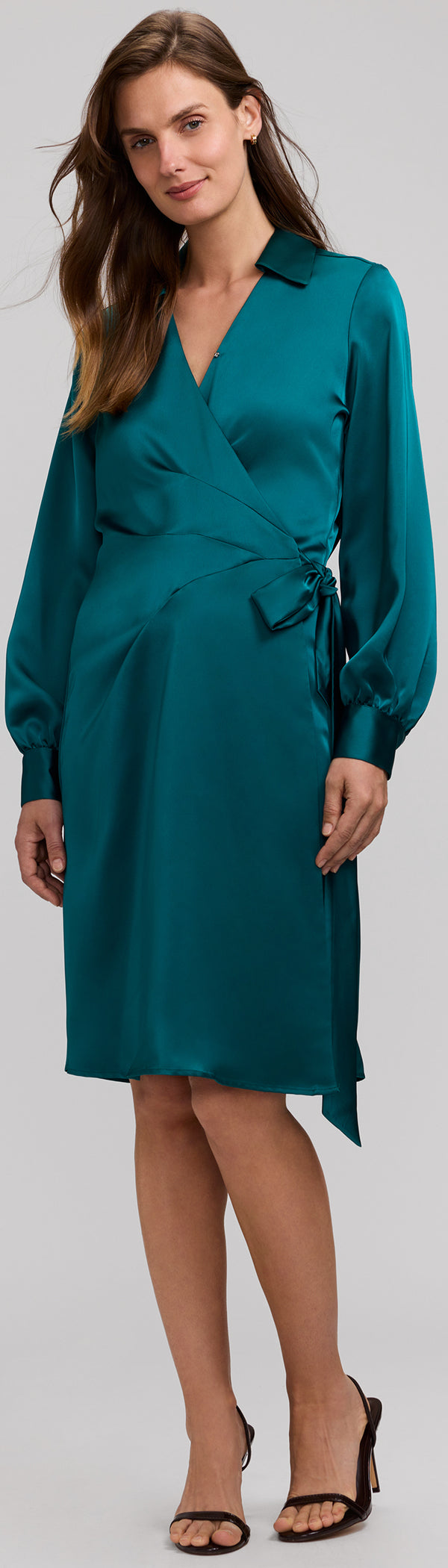 Valentina Beyond Silk Long Sleeve Dress